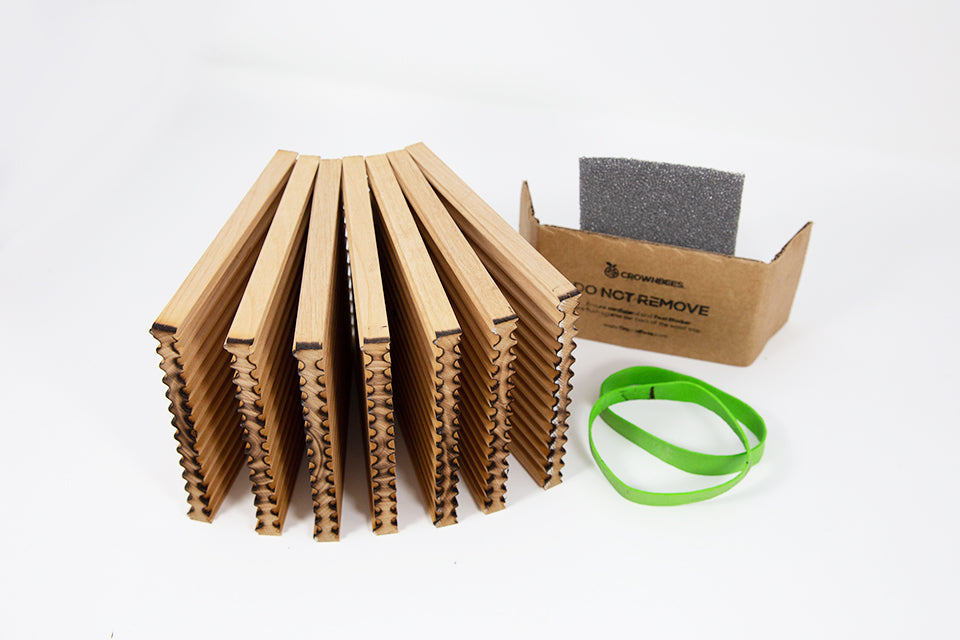 Summer Reusable Wood Trays for Summer Leaf Bees