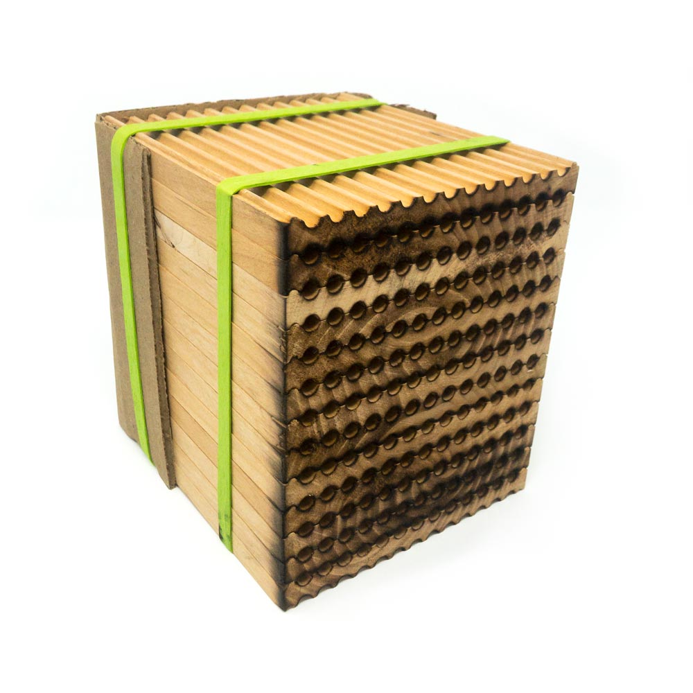 Summer Reusable Wood Trays for Leafcutter Bees