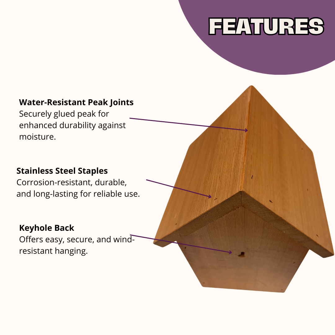 Chalet Bee House & Complete Kit including Bee Certificate